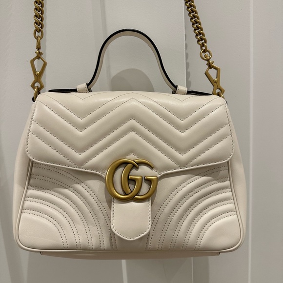 Gucci Bags Gucci Marmont Top Handle Bag Poshmark